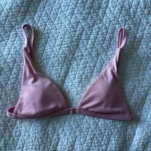 Pink Triangle bikini top
